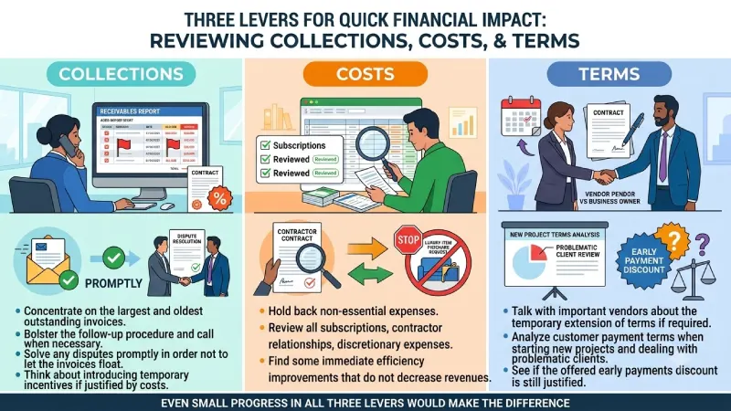 how can collections, costs, and terms be reviewed