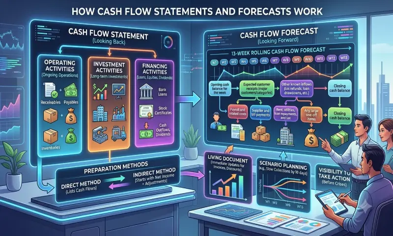 how cash flow statements and forecasts actually work