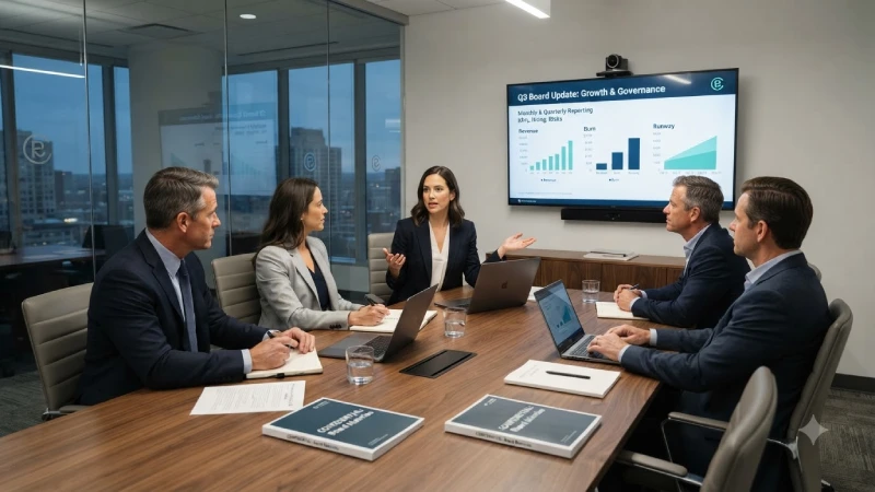 how do board roles and reporting change after funding