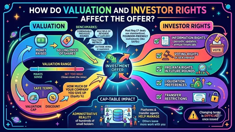 how do valuation and investor rights affect the offer