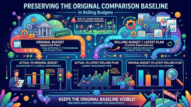 how do you preserve the original comparison baseline