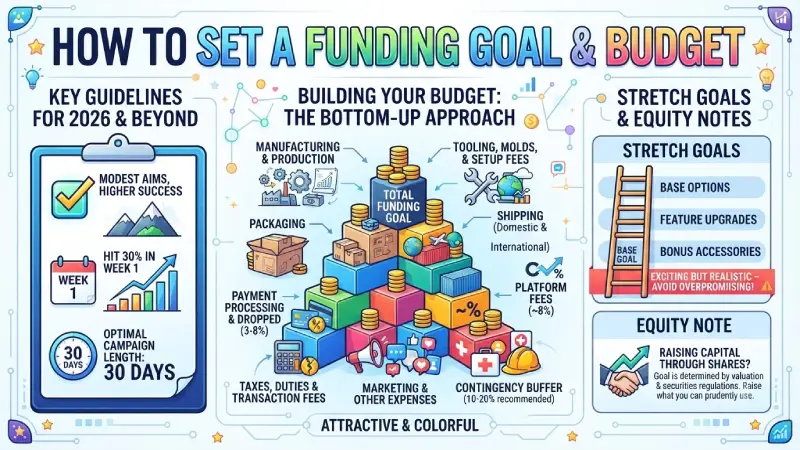 how do you set a funding goal and budget?