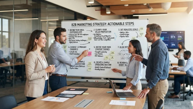 how to use or apply b2b marketing strategy 
