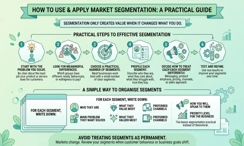 how to use or apply market segmentation