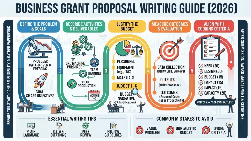 how to write a business grant proposal