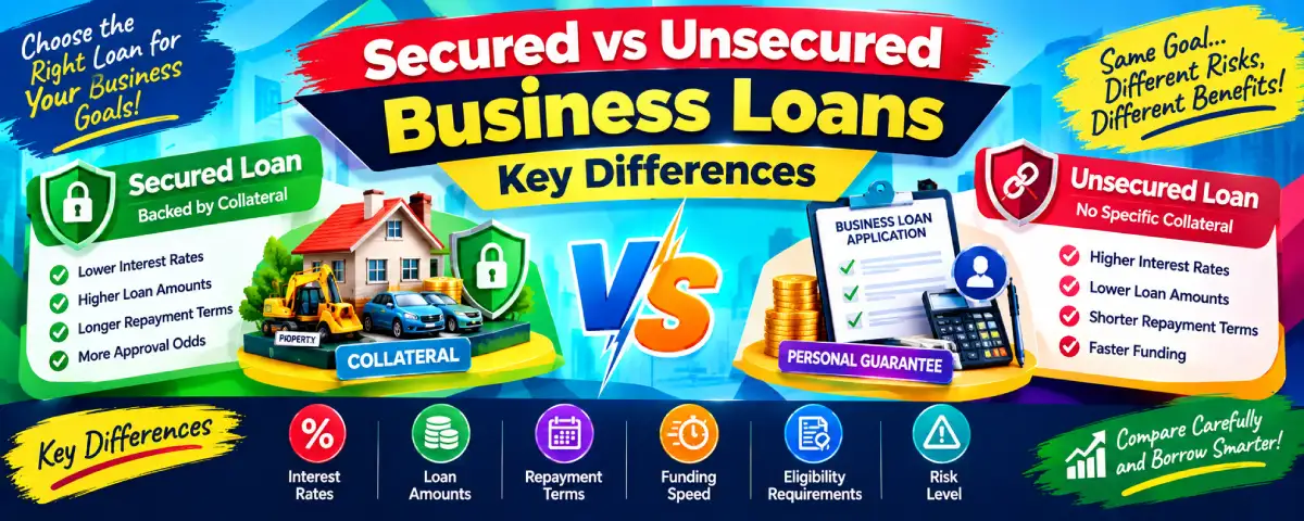 Secured vs Unsecured Business Loans: Key Differences