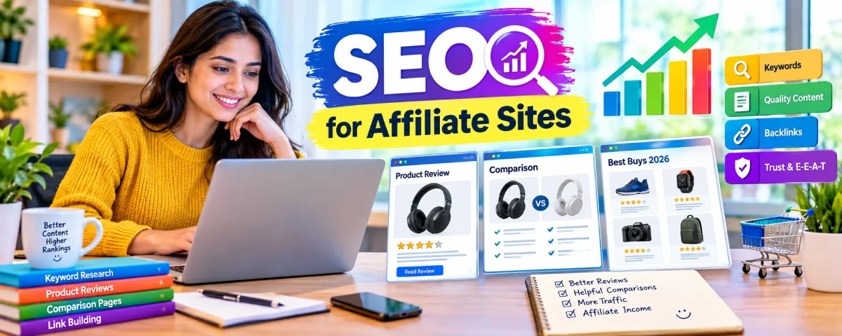 SEO for Affiliate Sites: How to Rank Product Reviews and Comparison Pages (2026)