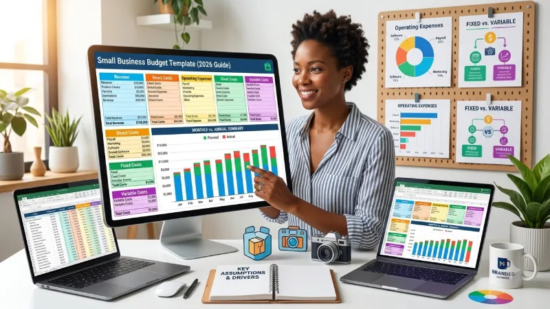 small business budget template