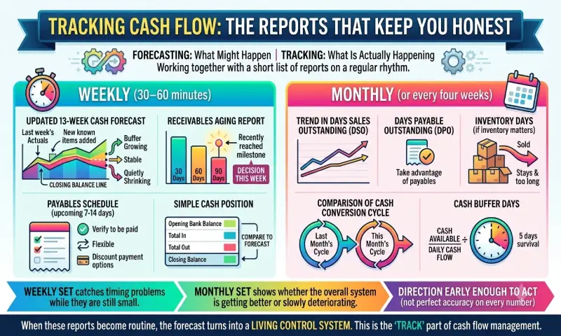 tracking cash flow the reports that keep you honest