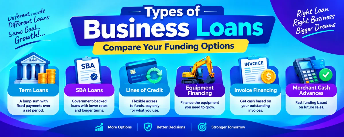 Types of Business Loans: Compare Your Funding Options