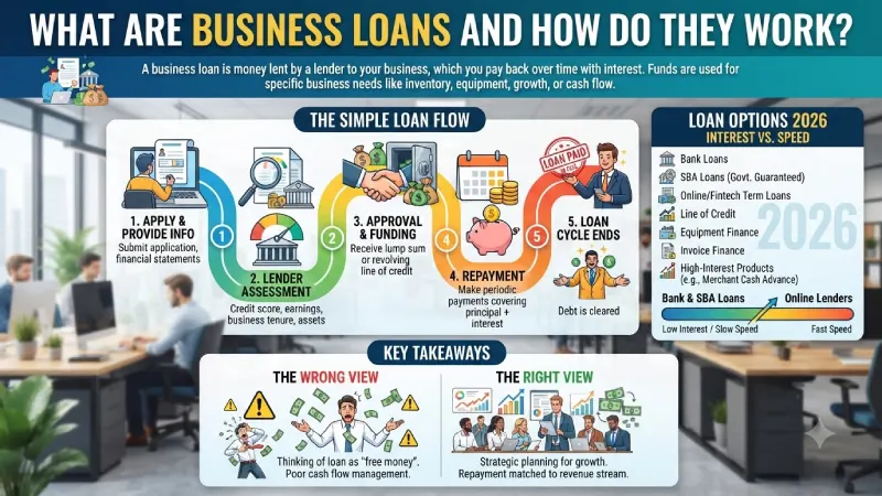 what are business loans and how do they work