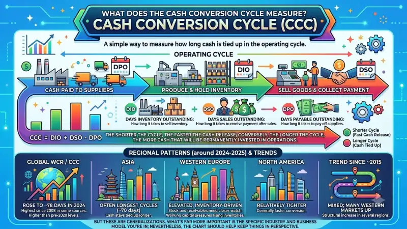 what does the cash conversion cycle measure