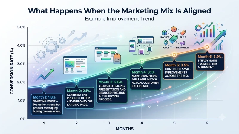 what happens when the marketing mix is aligned