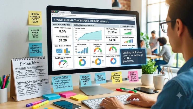 which conversion and funding metrics should you track